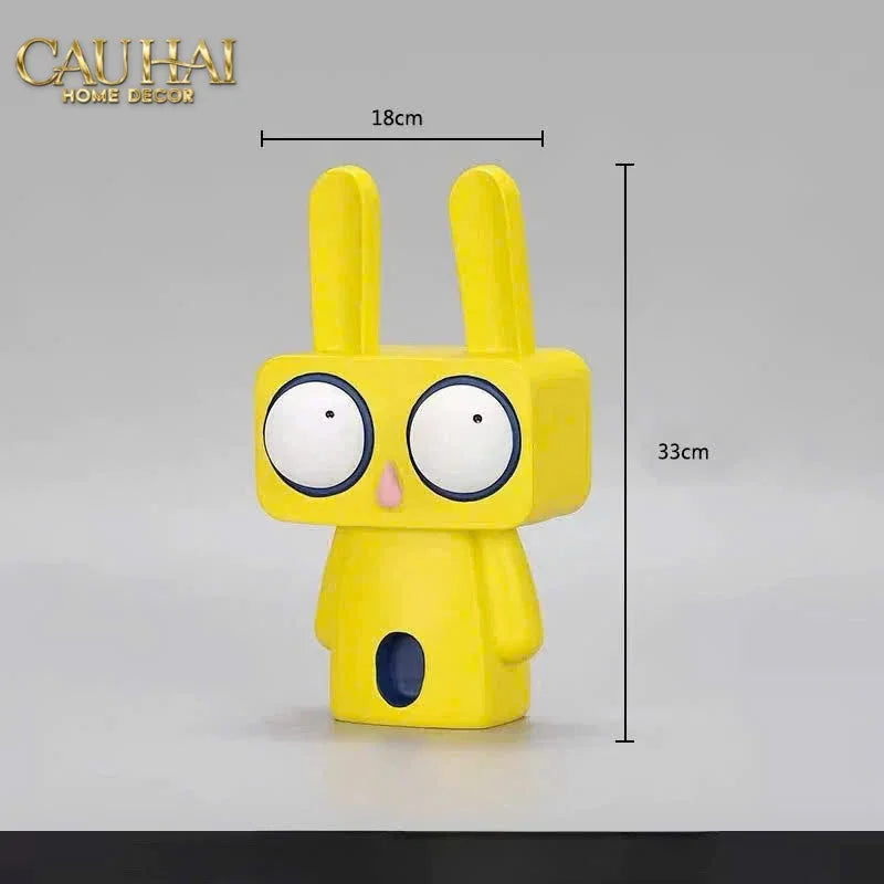 Tượng Thỏ Art Toon Woo Lapin H33-TƯỢNG TRANG TRÍ-CẬU HAI HOME DECOR