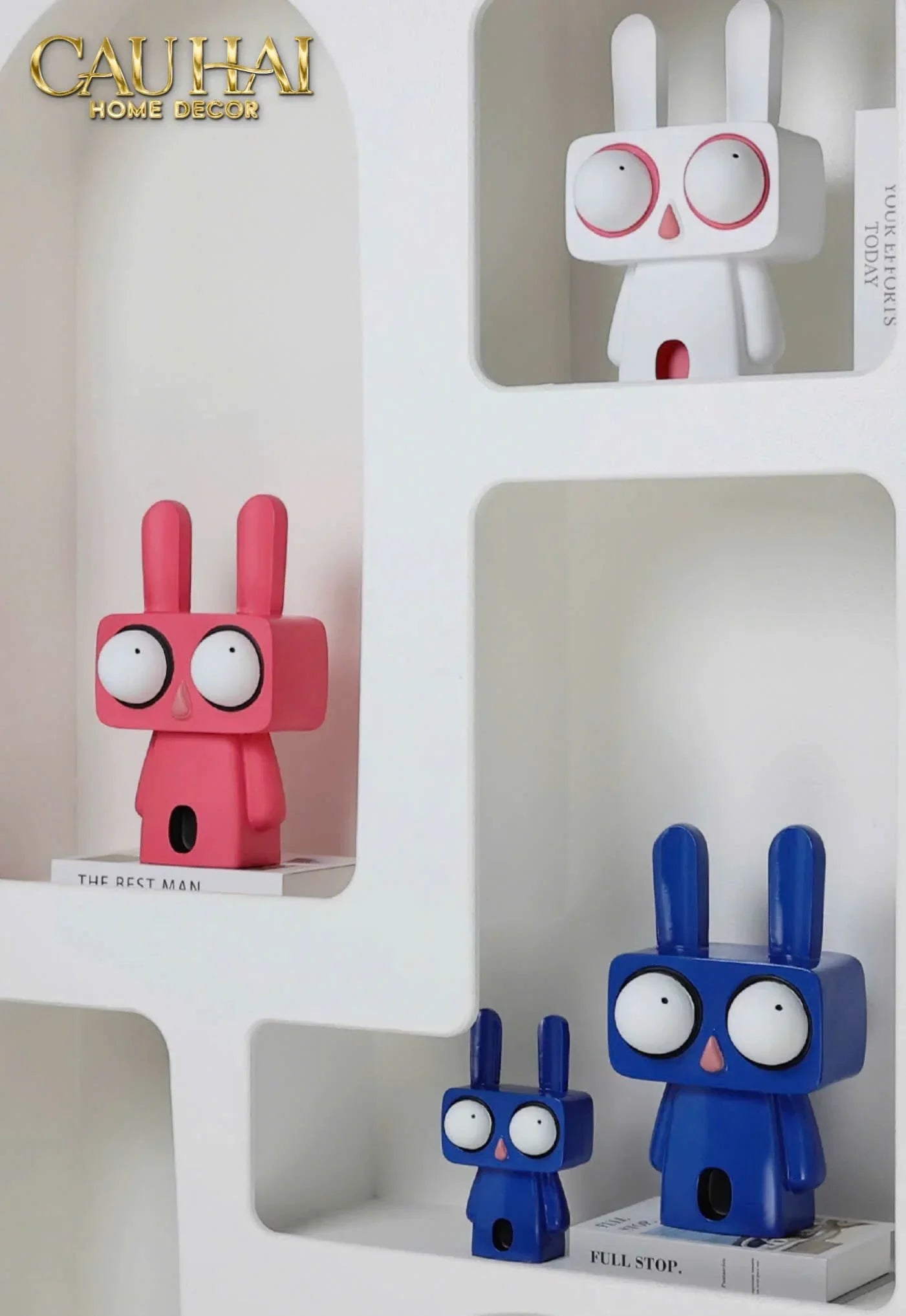 Tượng Thỏ Art Toon Woo Lapin H33-TƯỢNG TRANG TRÍ-CẬU HAI HOME DECOR