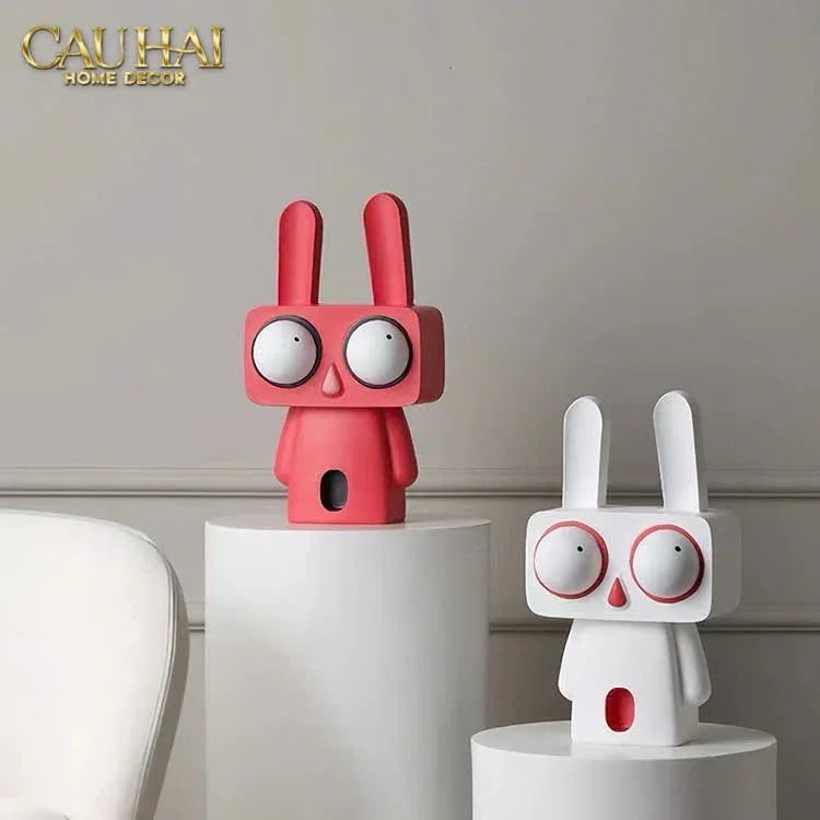 Tượng Thỏ Art Toon Woo Lapin H33-TƯỢNG TRANG TRÍ-CẬU HAI HOME DECOR