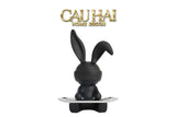 Tượng Thỏ Figurine Modern Art Toy Black Lapin H31-TƯỢNG TRANG TRÍ-CẬU HAI HOME DECOR
