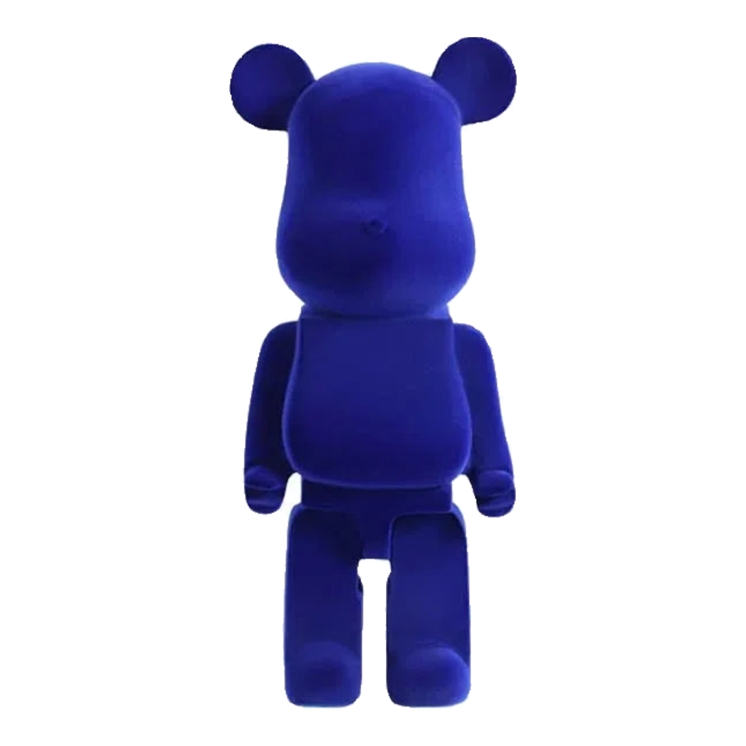 Tượng Trang Trí Blue Velvet Bearbrick