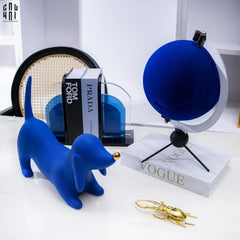 Tượng Trang Trí Chó Blue Dachshund-TƯỢNG TRANG TRÍ-CẬU HAI HOME DECOR
