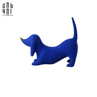 Tượng Trang Trí Chó Blue Dachshund-TƯỢNG TRANG TRÍ-CẬU HAI HOME DECOR