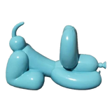 Tượng Trang Trí Chó Light Blue Balloon Ss25-TƯỢNG TRANG TRÍ-Đối tác tại Trung Quốc theo từng đơn đặt hàng-CẬU HAI HOME DECOR