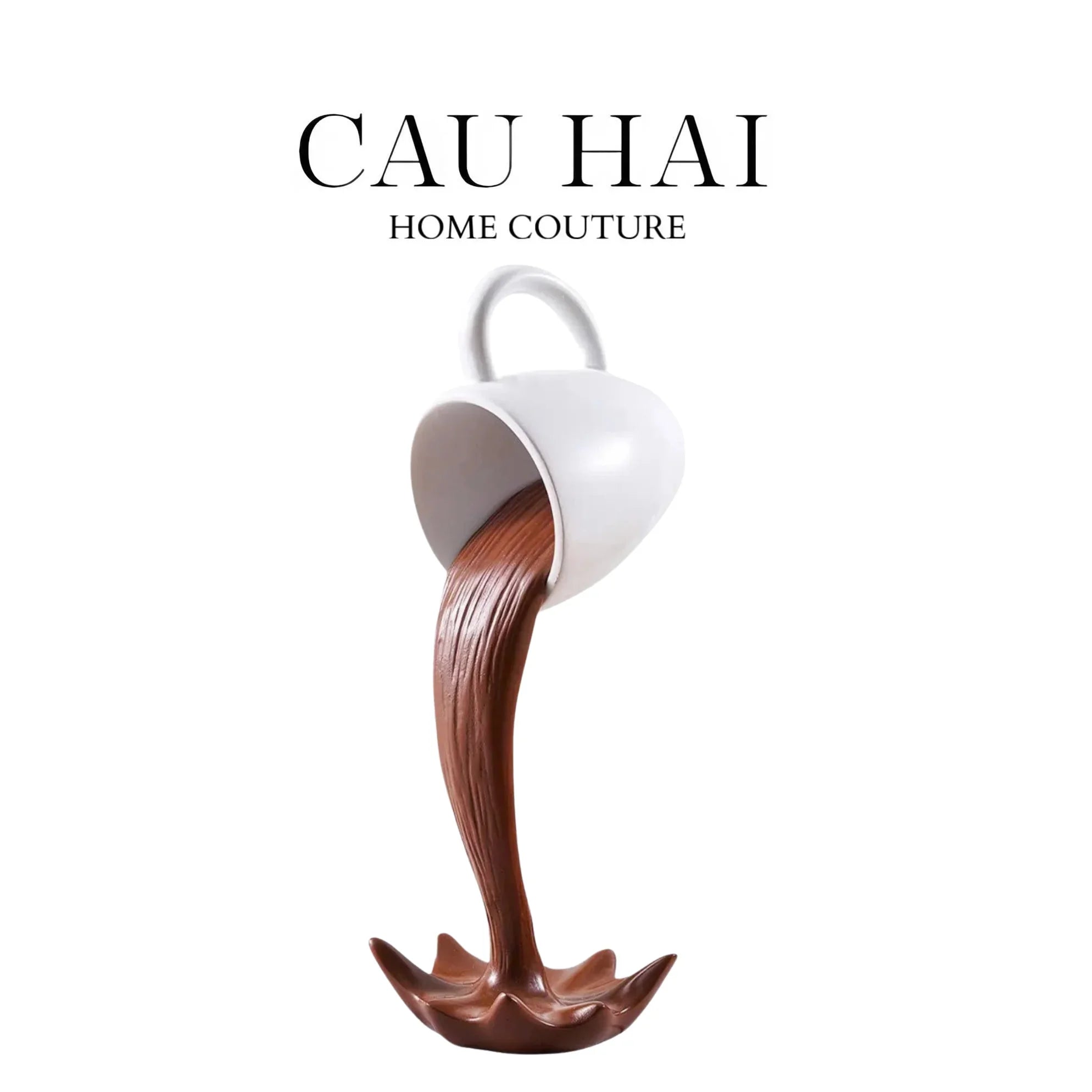 Tượng Trang Trí Coffee Splash Sculpture Fw25-TƯỢNG TRANG TRÍ-CẬU HAI HOME DECOR