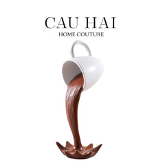 Tượng Trang Trí Coffee Splash Sculpture Fw25-TƯỢNG TRANG TRÍ-CẬU HAI HOME DECOR