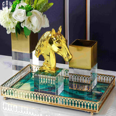 Tượng Trang Trí Đầu Ngựa Gilded Pegasus-TƯỢNG TRANG TRÍ-CẬU HAI HOME DECOR