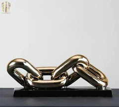 Tượng Trang Trí Marble - Infinity Chain-TƯỢNG TRANG TRÍ-CẬU HAI HOME DECOR