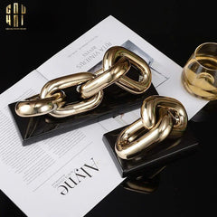 Tượng Trang Trí Marble - Infinity Chain-TƯỢNG TRANG TRÍ-CẬU HAI HOME DECOR