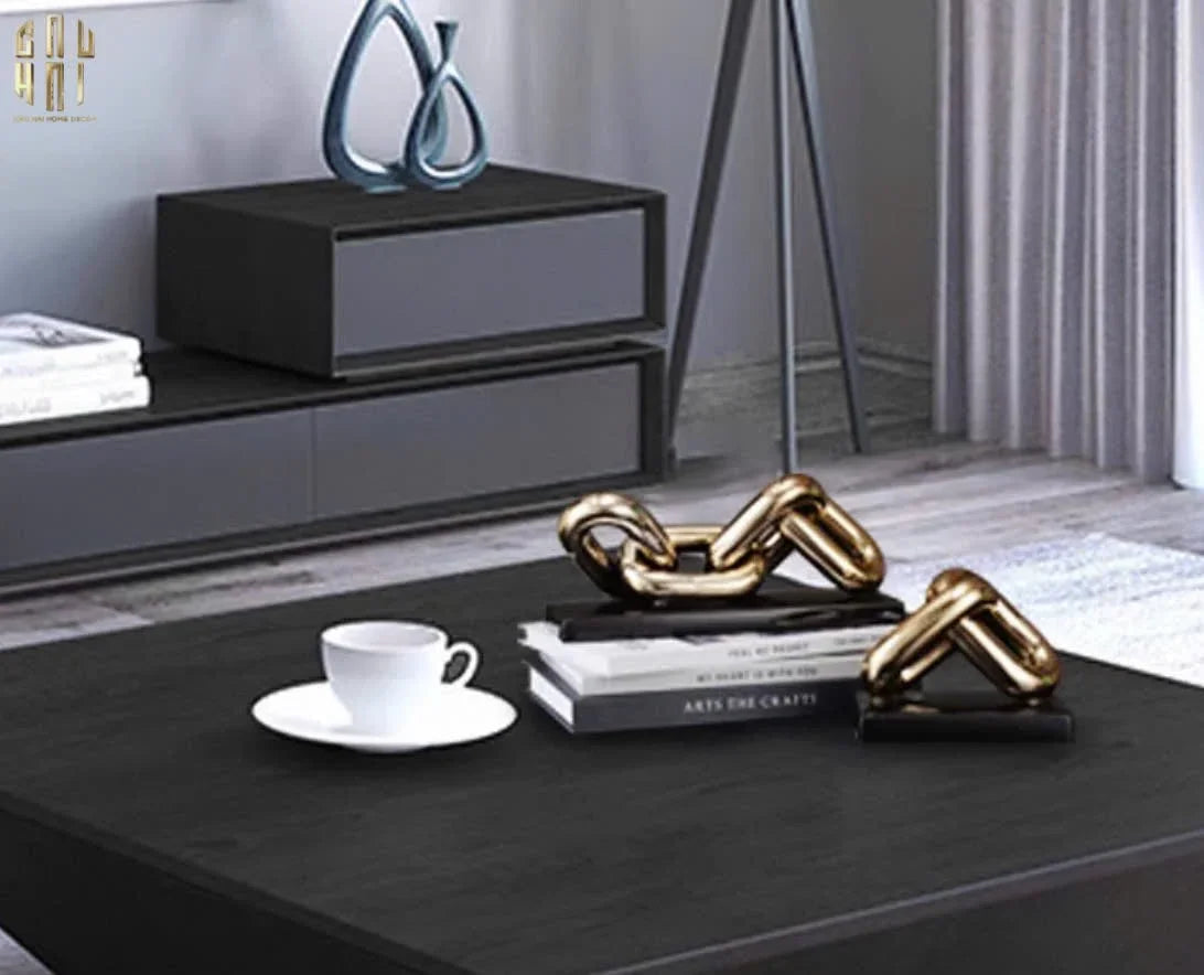 Tượng Trang Trí Marble - Infinity Chain-TƯỢNG TRANG TRÍ-CẬU HAI HOME DECOR