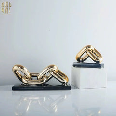 Tượng Trang Trí Marble - Infinity Chain-TƯỢNG TRANG TRÍ-CẬU HAI HOME DECOR