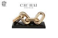 Tượng Trang Trí Marble - Infinity Chain-TƯỢNG TRANG TRÍ-CẬU HAI HOME DECOR