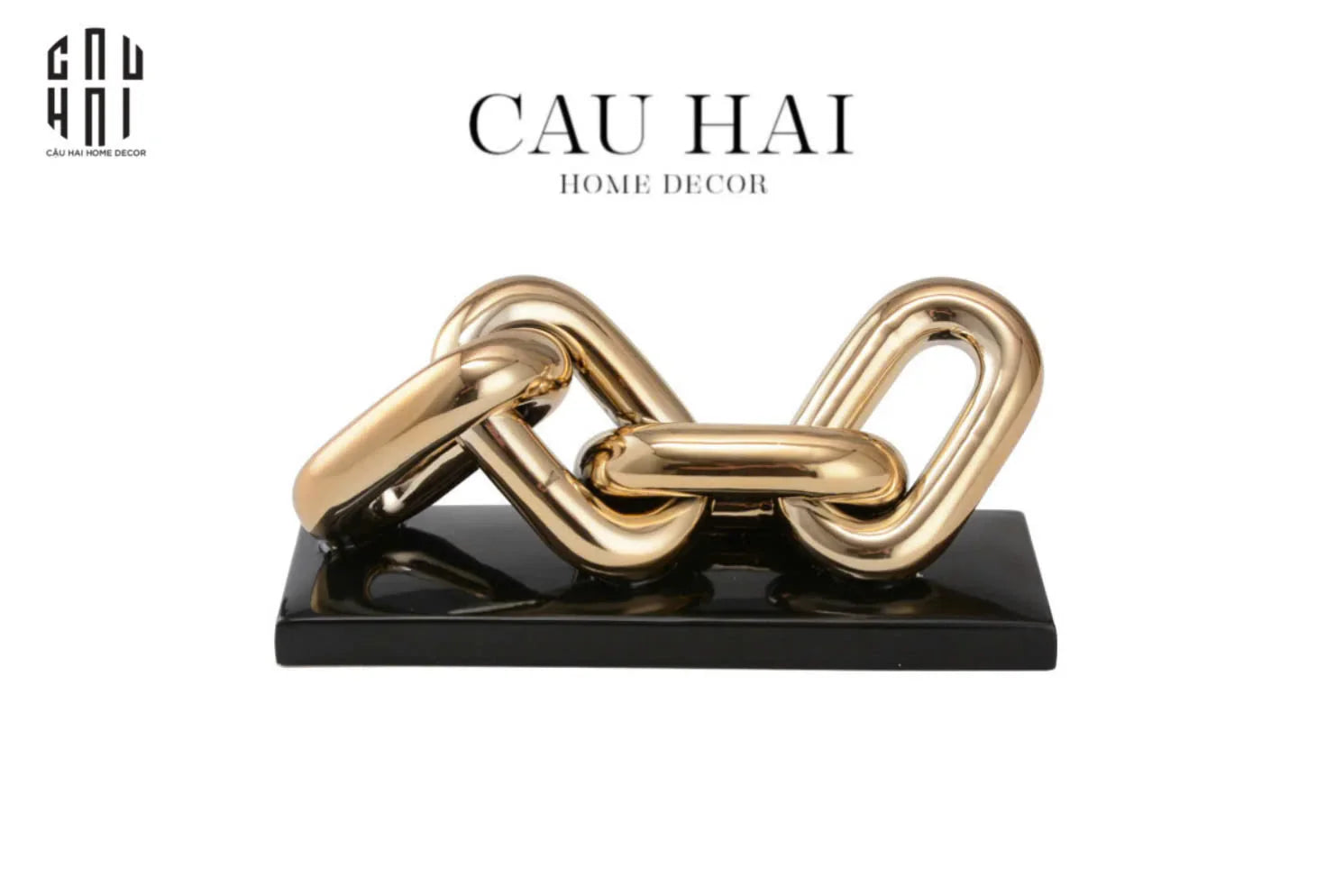 Tượng Trang Trí Marble - Infinity Chain-TƯỢNG TRANG TRÍ-CẬU HAI HOME DECOR