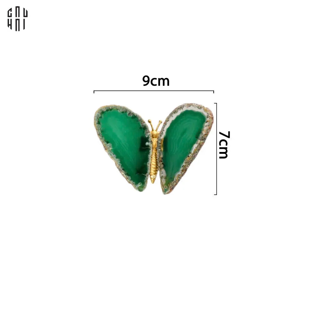 Tượng Trang Trí Onyx Butterfly - Green-TƯỢNG TRANG TRÍ-CẬU HAI HOME DECOR