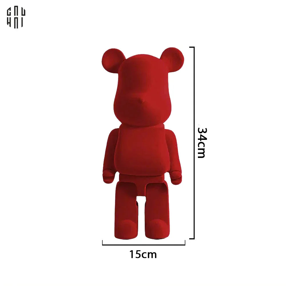 Tượng Trang Trí Red Velvet Bearbrick-TƯỢNG TRANG TRÍ-CẬU HAI HOME DECOR