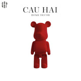 Tượng Trang Trí Red Velvet Bearbrick-TƯỢNG TRANG TRÍ-CẬU HAI HOME DECOR