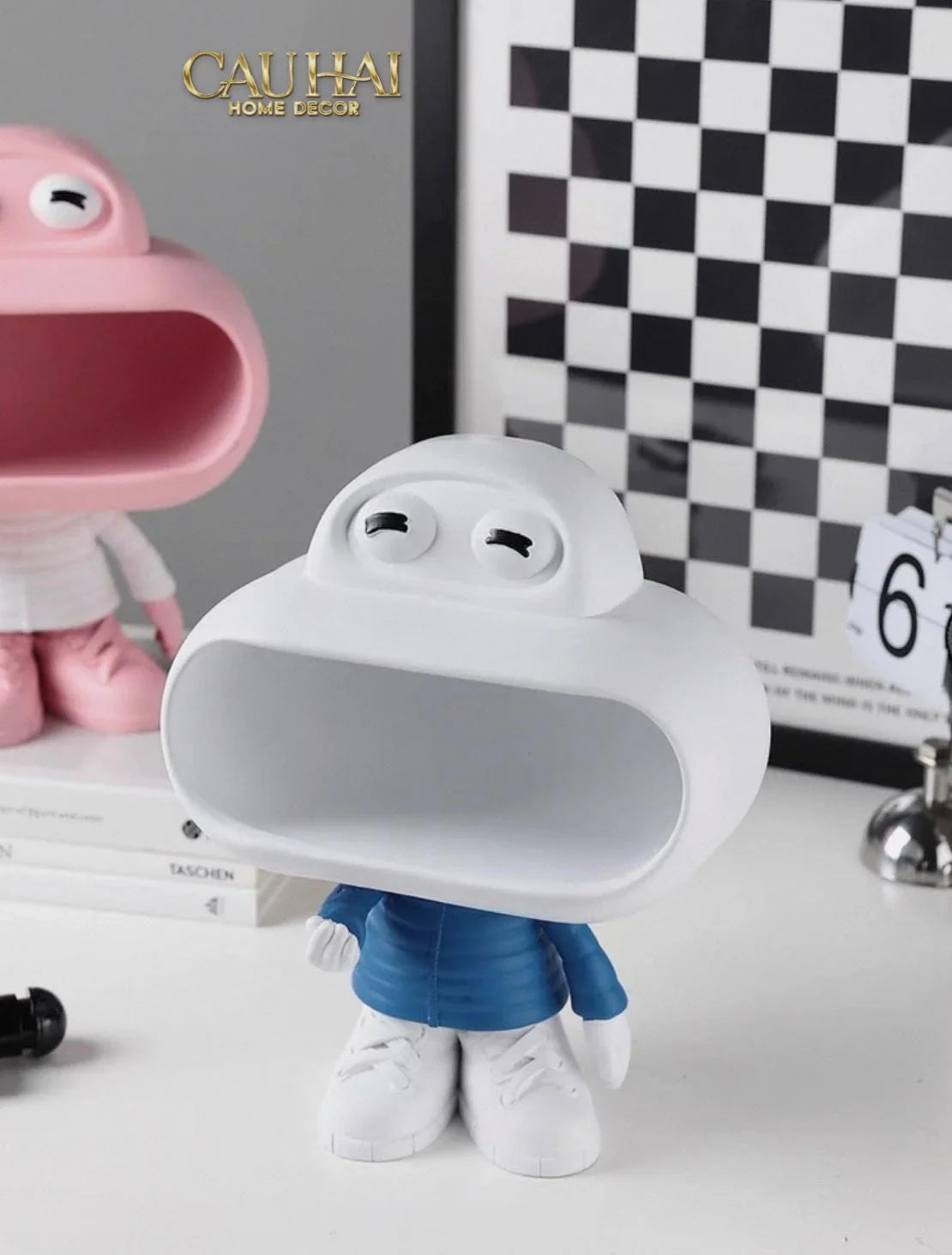 Tượng Treo Chìa Khoá Figurine Big Mouth Key Holder-TƯỢNG TRANG TRÍ-CẬU HAI HOME DECOR
