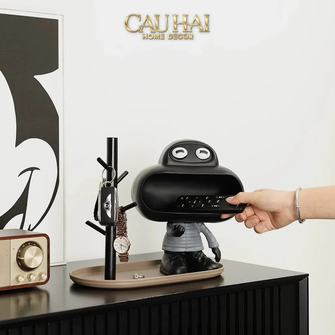 Tượng Treo Chìa Khoá Figurine Big Mouth Key Holder-TƯỢNG TRANG TRÍ-CẬU HAI HOME DECOR