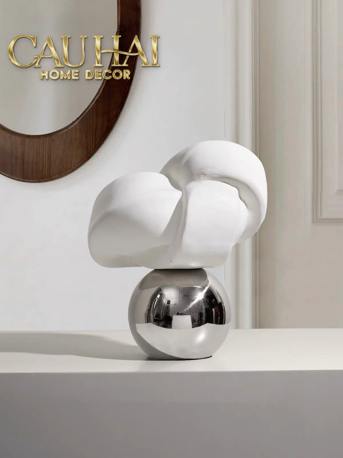 Tượng Trừu Tượng Nghệ Thuật — Ivory Reverie Objet d'Art-TƯỢNG TRANG TRÍ-CẬU HAI HOME DECOR-CẬU HAI HOME DECOR