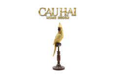 Tượng Vẹt Mào Emperor Cockatoo H28-TƯỢNG TRANG TRÍ-CẬU HAI HOME DECOR