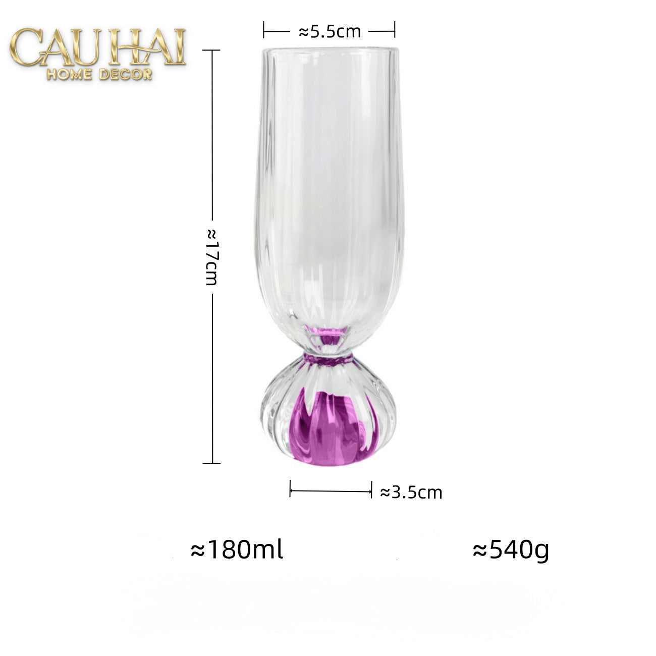 Set 2 Ly Cocktail Pink Purple Petal 180ml