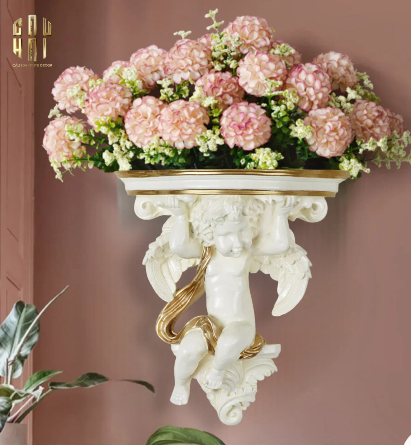 Villa Sonata - Đế Cắm Hoa Cupid Love-BÌNH HOA-CẬU HAI HOME DECOR