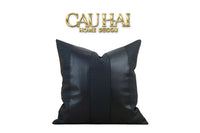 Vỏ Gối Da Darknight Intrecciato 45-CẬU HAI HOME DECOR