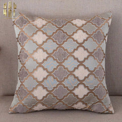 Vỏ Gối Jacquard Silk Gris Avalon 45.-VỎ GỐI-CẬU HAI HOME DECOR