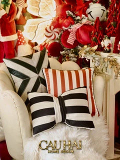 Vỏ Gối Lụa Carnival Stripe 45-VỎ GỐI SOFA-CẬU HAI HOME DECOR