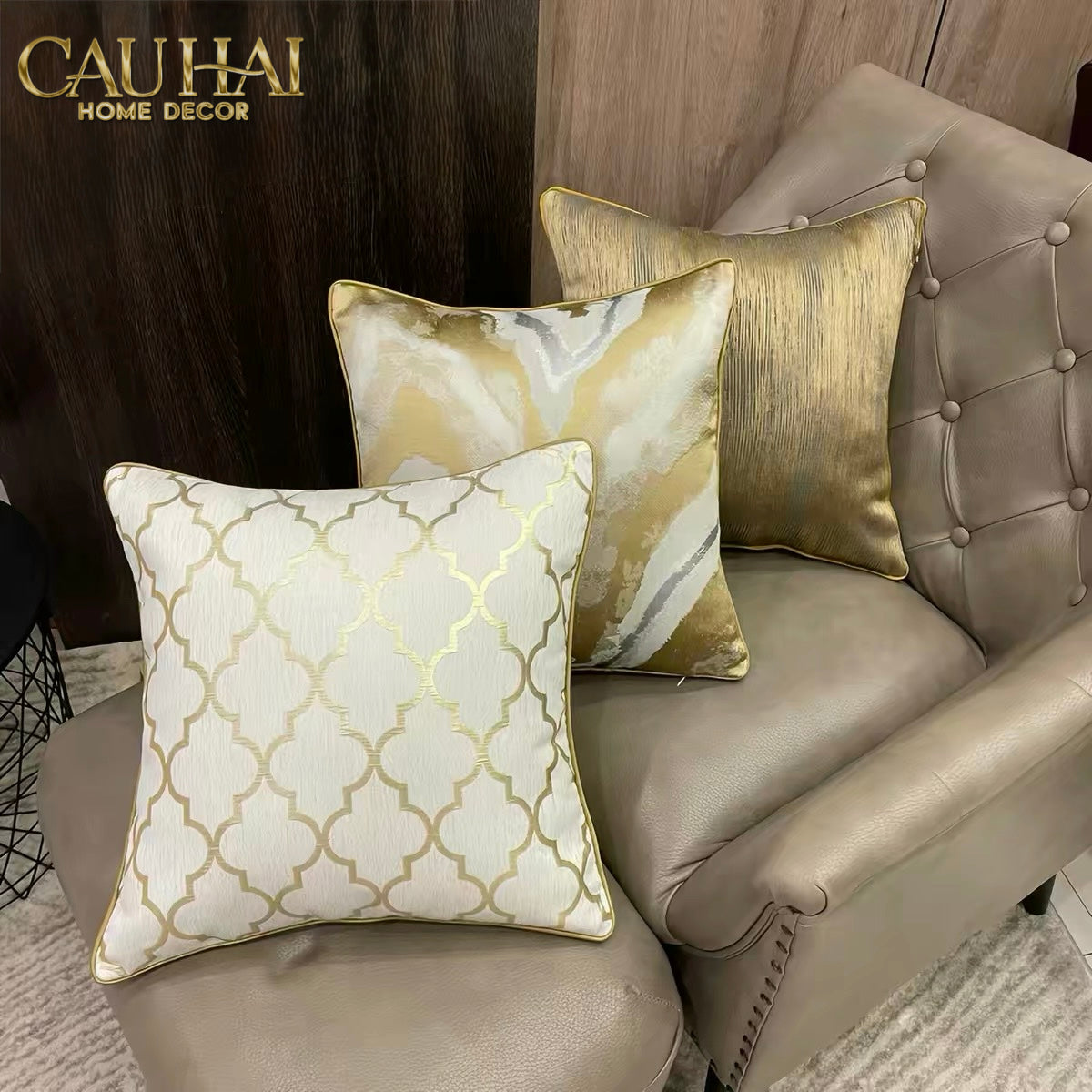 Vỏ Gối Lụa Jacquard Avalon Elite 45-VỎ GỐI-CẬU HAI HOME DECOR