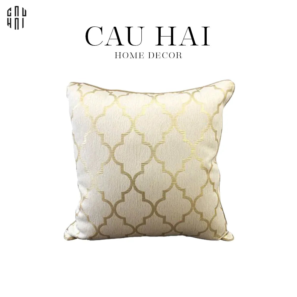 Vỏ Gối Lụa Jacquard Avalon Elite 45-VỎ GỐI-CẬU HAI HOME DECOR