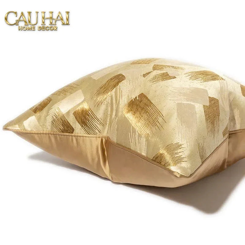Vỏ Gối Lụa Jacquard Lumière Abstract 50-VỎ GỐI-CẬU HAI HOME DECOR
