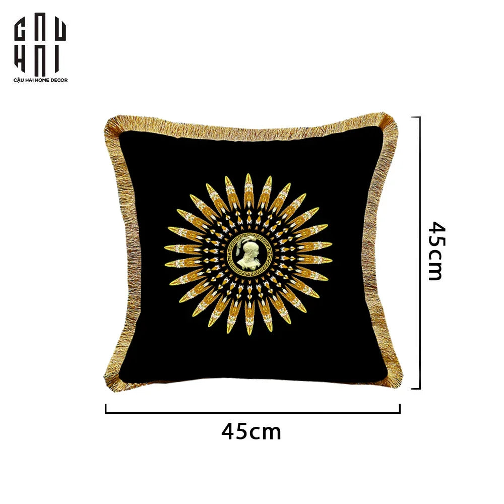Vỏ Gối Nhung Athena 45.-VỎ GỐI-CẬU HAI HOME DECOR