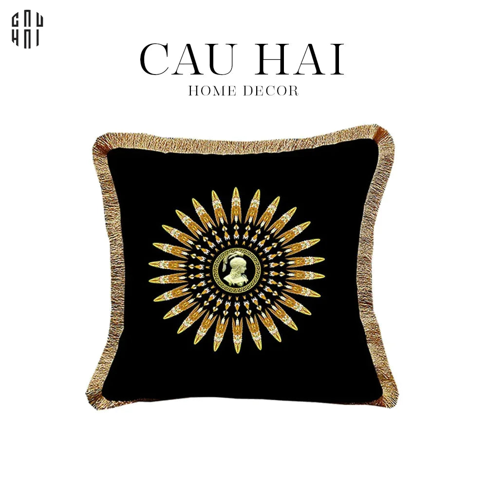 Vỏ Gối Nhung Athena 45.-VỎ GỐI-CẬU HAI HOME DECOR