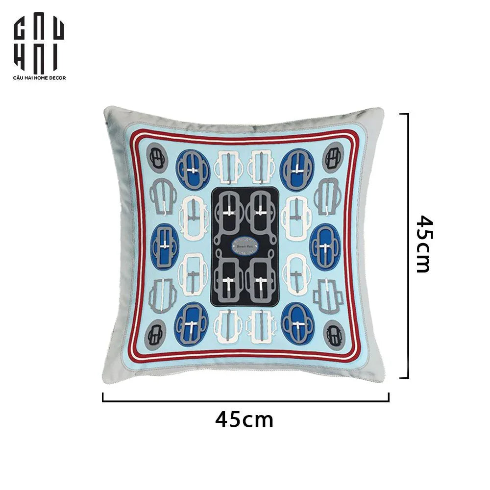 Vỏ Gối Nhung Bouclerie D’Attelage 45-VỎ GỐI-CẬU HAI HOME DECOR