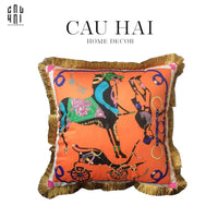 Vỏ Gối Nhung Cannes Et Pommeaux 45.-VỎ GỐI-CẬU HAI HOME DECOR