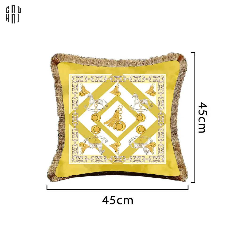 Vỏ Gối Nhung Cao Cấp Bride De Luxe 45.-VỎ GỐI-CẬU HAI HOME DECOR