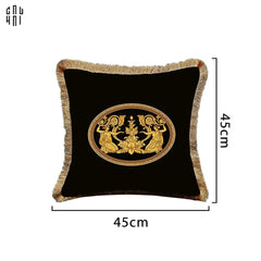 Vỏ Gối Nhung Cao Cấp Haute Noir 45.-VỎ GỐI-CẬU HAI HOME DECOR