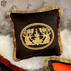 Vỏ Gối Nhung Cao Cấp Haute Noir 45.-VỎ GỐI-CẬU HAI HOME DECOR
