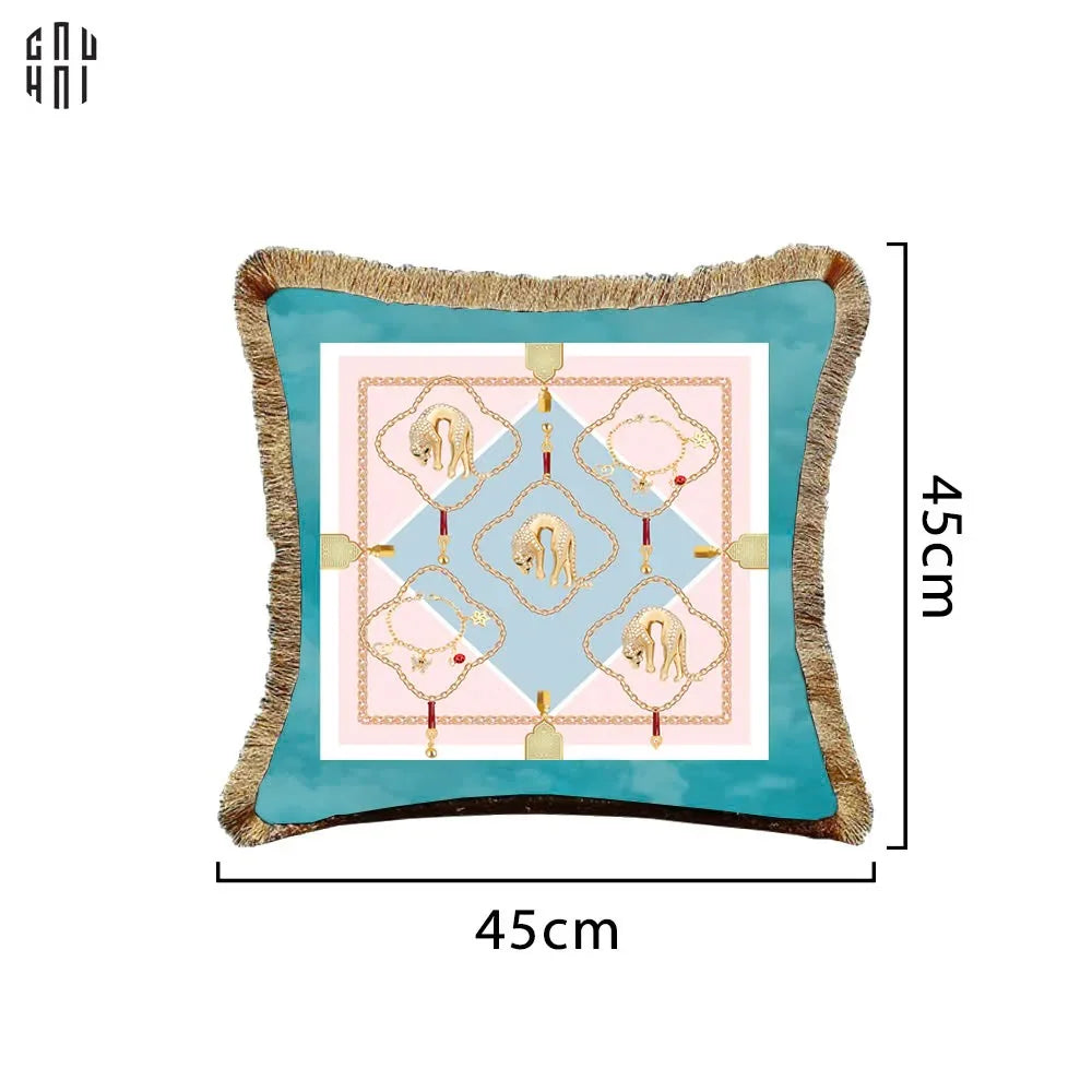 Vỏ Gối Nhung Cao Cấp Mika 45.-VỎ GỐI-CẬU HAI HOME DECOR