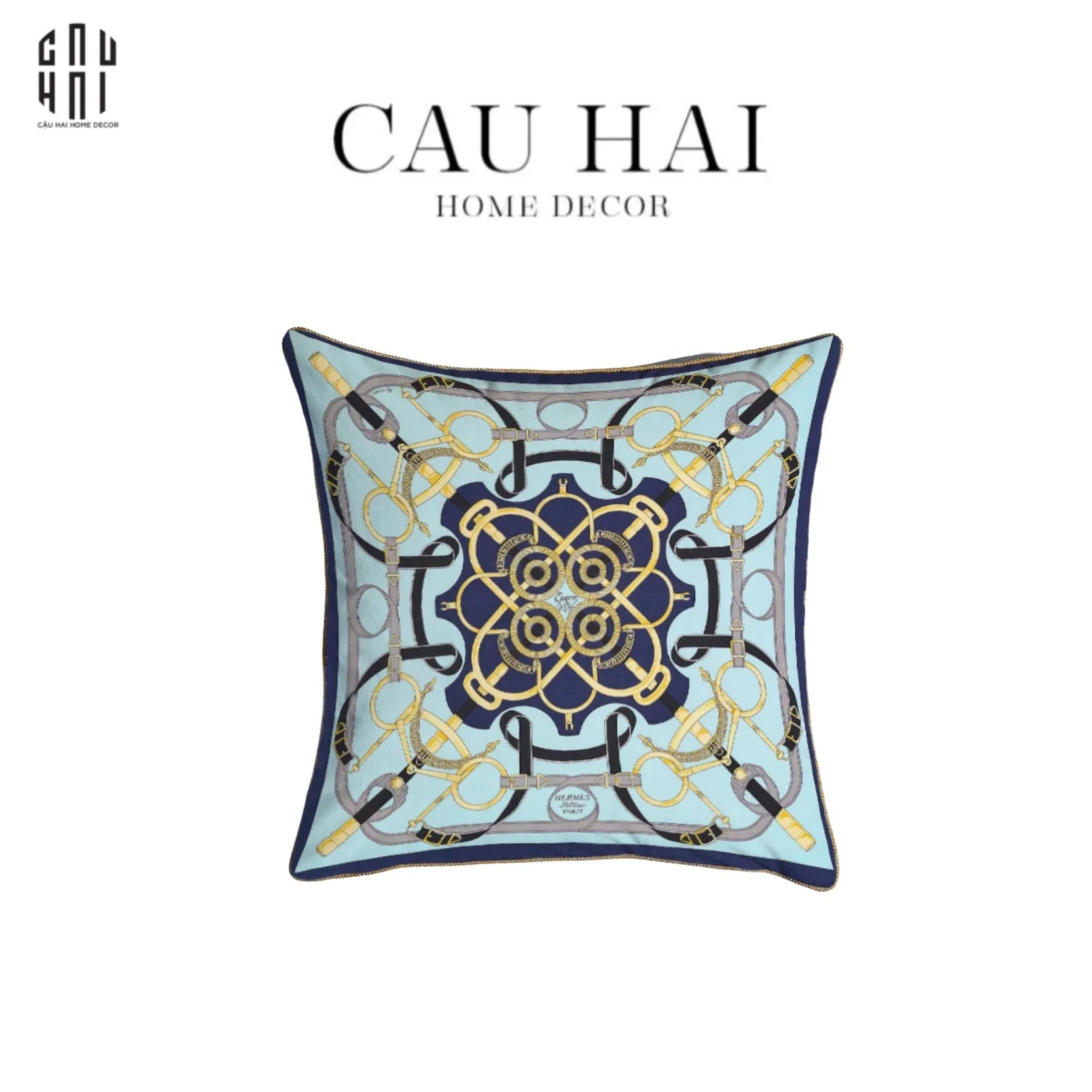 Vỏ Gối Nhung Eperon D'Or . - Azure 45-VỎ GỐI-CẬU HAI HOME DECOR