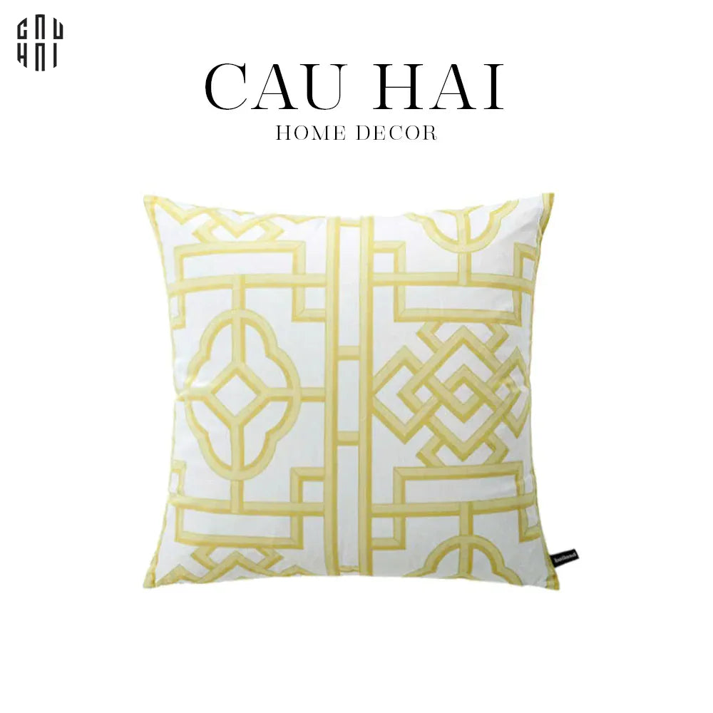 Vỏ Gối Nhung Golden Amorin 45.-VỎ GỐI-CẬU HAI HOME DECOR