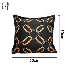 Vỏ Gối Nhung H Class Savoire Faire Velour Chaine Allure 45.-VỎ GỐI-CẬU HAI HOME DECOR