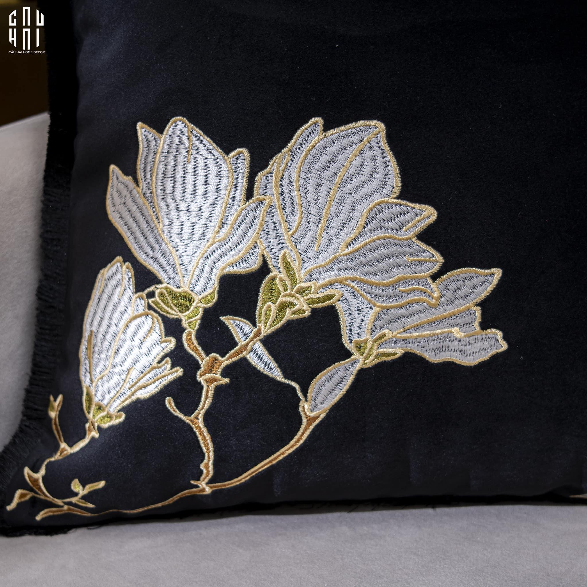 Vỏ Gối Nhung Scarlett 45.-VỎ GỐI-CẬU HAI HOME DECOR