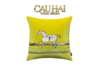 Vỏ Gối Nhung Thêu Cheval Blanc Serendipity 45-VỎ GỐI-CẬU HAI HOME DECOR