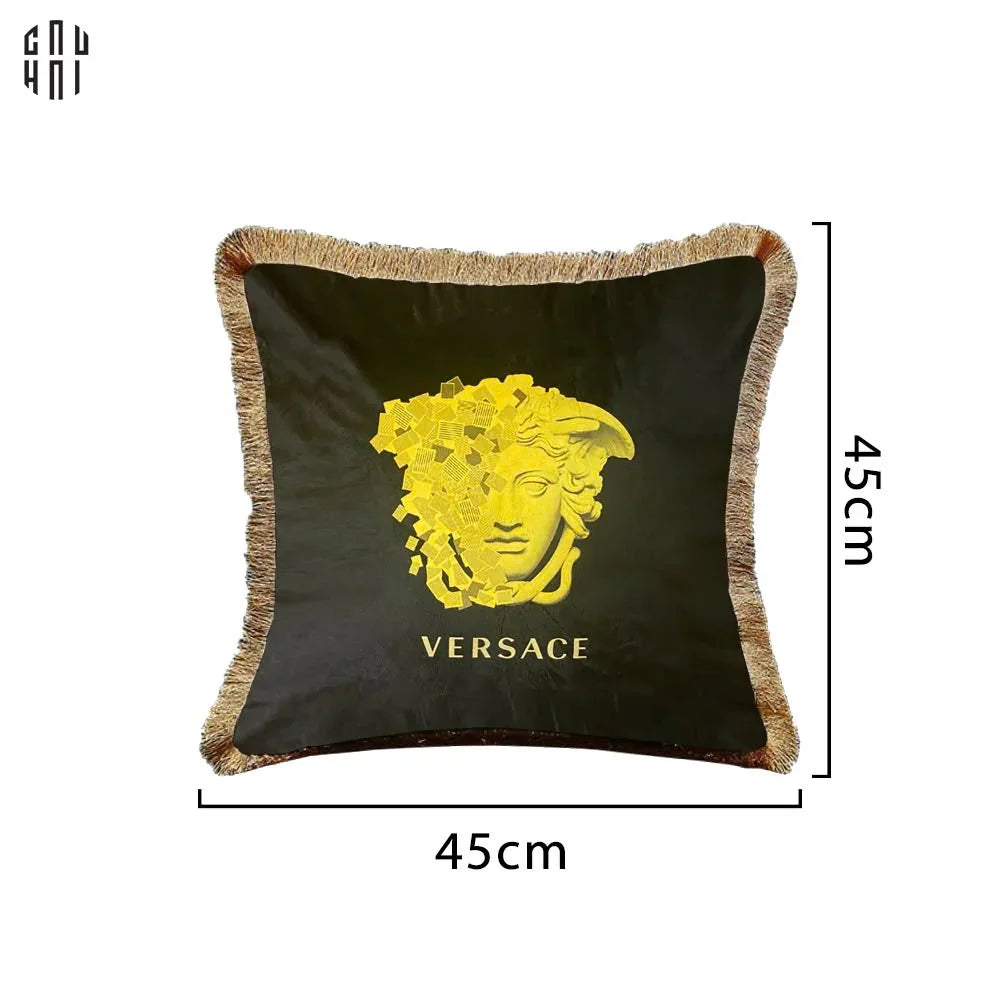 Vỏ Gối Nhung V Class Signature Medusa Hypnotic Eyes 45.-VỎ GỐI-CẬU HAI HOME DECOR