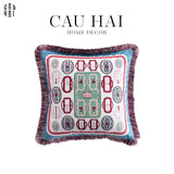 Vỏ Gối Sofa Nhung Bouclerie Moderbe 45.-VỎ GỐI-CẬU HAI HOME DECOR