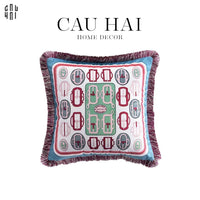 Vỏ Gối Sofa Nhung Bouclerie Moderbe 45.-VỎ GỐI-CẬU HAI HOME DECOR