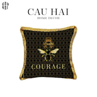Vỏ Gối Sofa Nhung Golden Bee 45.-VỎ GỐI-CẬU HAI HOME DECOR