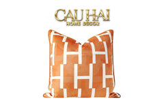 Vỏ Gối Wabi Sabi Signature H Class - Orange H 45-VỎ GỐI-CẬU HAI HOME DECOR